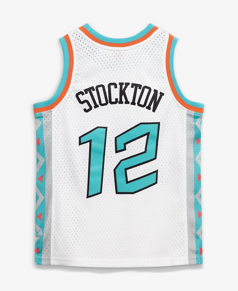 Mitchell & Ness Big Boys and Girls John Stockton White 1996 Nba All-Star Game Hardwood Classics Swingman Jersey