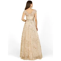 Lara Women's Lace Embellished A-Line Dress