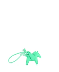 Pre-Owned HERMES Pm Monochrome Pegase Rodeo Bag Charm Leather