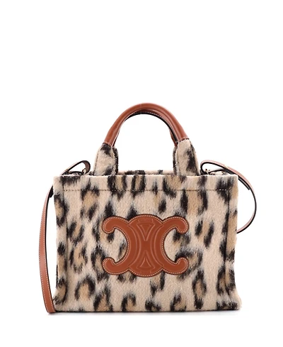 Pre-Owned Celine Small Cabas Thais Tote Printed Wool