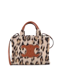 Pre-Owned Celine Small Cabas Thais Tote Printed Wool