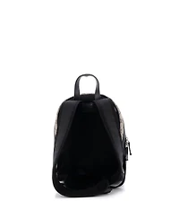 Pre-Owned Gucci Small Zip Pocket Backpack Gg Coated Canvas