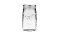 Ball Glass Mason Jars, Wide Mouth, Quart Size (32 oz), Pack of 4