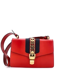 Pre-Owned Gucci Small Sylvie Shoulder Bag Leather