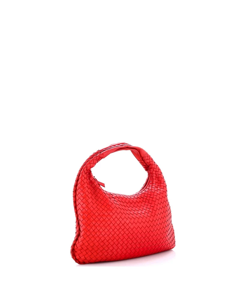 Pre-Owned Bottega Veneta Small Veneta Hobo Intrecciato Nappa