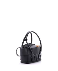 Pre-Owned Bottega Veneta Small Arco Bag Maxi Intrecciato Leather