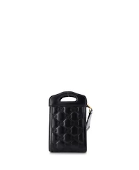 Pre-Owned Gucci Mini Top Handle Crossbody Bag Gg Matelasse Leather
