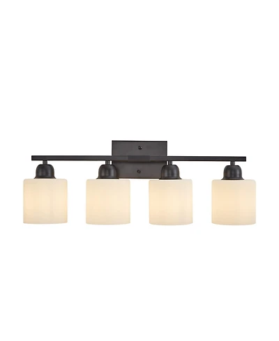 Busdays Light Modern Bathroom Light Fixture Vanity Light Over Mirror Wall Sconce Frosted Glass Shades E26 Socket Bulbs Not Included