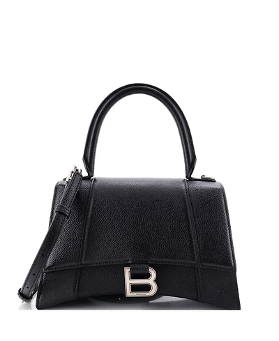 Pre-Owned Balenciaga Small Hourglass Top Handle Bag Leather