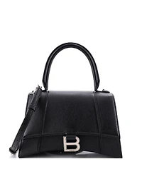 Pre-Owned Balenciaga Small Hourglass Top Handle Bag Leather