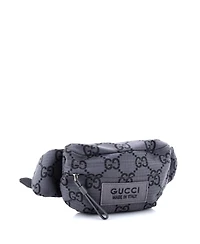 Pre-Owned Gucci Ripstop Belt Bag Gg Nylon and Leather