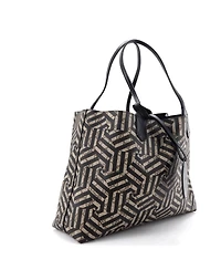 Pre-Owned Gucci Medium Reversible Tote Caleido Gg Print Leather
