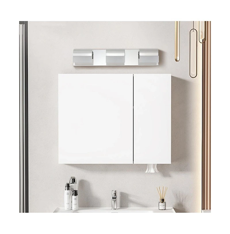 Busdays 3 Light Led Bathroom Vanity Lighting Over Mirror Bath Wall Light Fixture