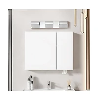 Busdays 3 Light Led Bathroom Vanity Lighting Over Mirror Bath Wall Light Fixture