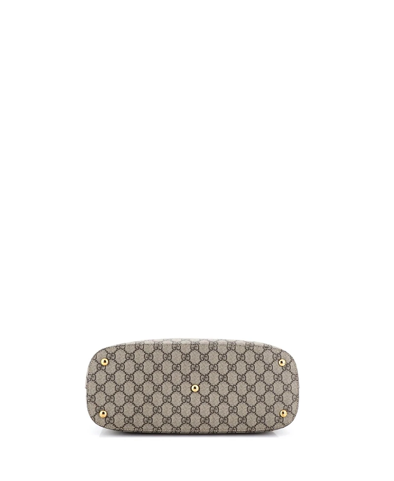 Pre-Owned Gucci Linea A Hobo Gg Coated Canvas