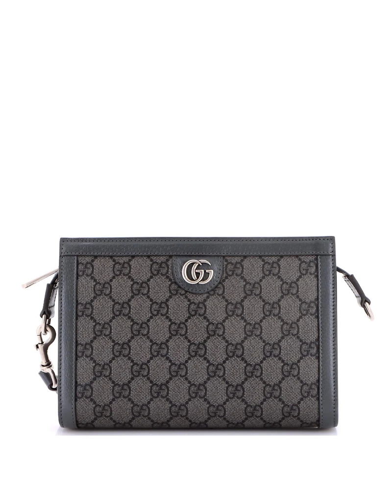 Pre-Owned Gucci Small Ophidia Convertible Shoulder Bag Gg Coated Canvas