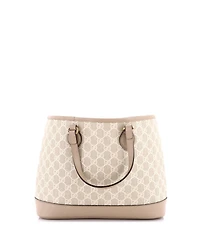 Pre-Owned Gucci Small Ophidia Top Handle Shopping Tote Gg Coated Canvas and Leather
