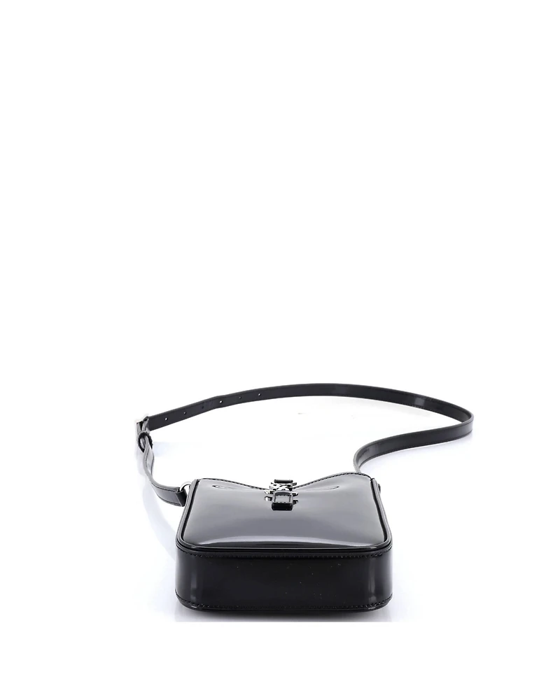 Pre-Owned Saint Laurent Mini Le 5 a 7 Vertical Shoulder Bag Patent