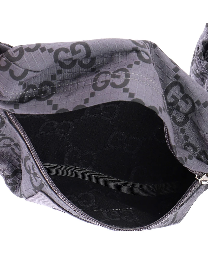 Pre-Owned Gucci Ripstop Belt Bag Gg Nylon and Leather