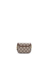 Pre-Owned Gucci Horsebit 1955 Flap Wallet with Strap Gg Coated Canvas
