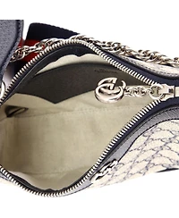 Pre-Owned Gucci Small Ophidia Charm Shoulder Bag Gg Coated Canvas