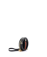 Pre-Owned Gucci Mini Ophidia Round Shoulder Bag Suede