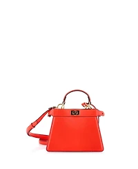 Pre-Owned Fendi Petite Peekaboo ISeeU Bag Leather