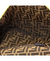 Pre-Owned Fendi Large Baguette Nm Bag Zucca Canvas