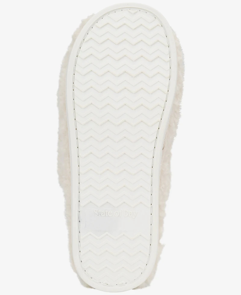 State of Day Women's Boxed Sherpa Slippers, Created for Macy's