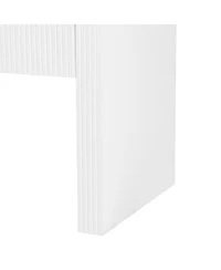 Streamdale Furniture Wave Console Table 4 Doors and Shelf