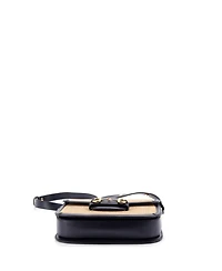 Pre-Owned Gucci Small Horsebit 1955 Shoulder Bag Canvas and Leather