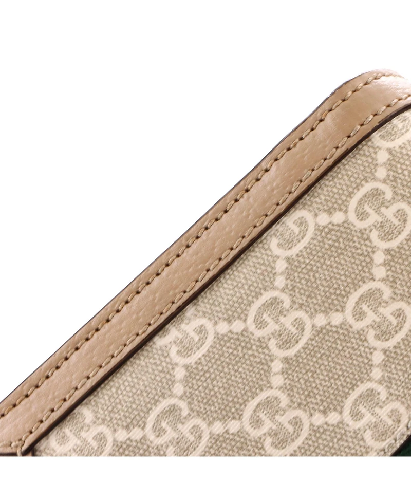 Pre-Owned Gucci Mini Ophidia Flap Top Handle Bag Gg Coated Canvas