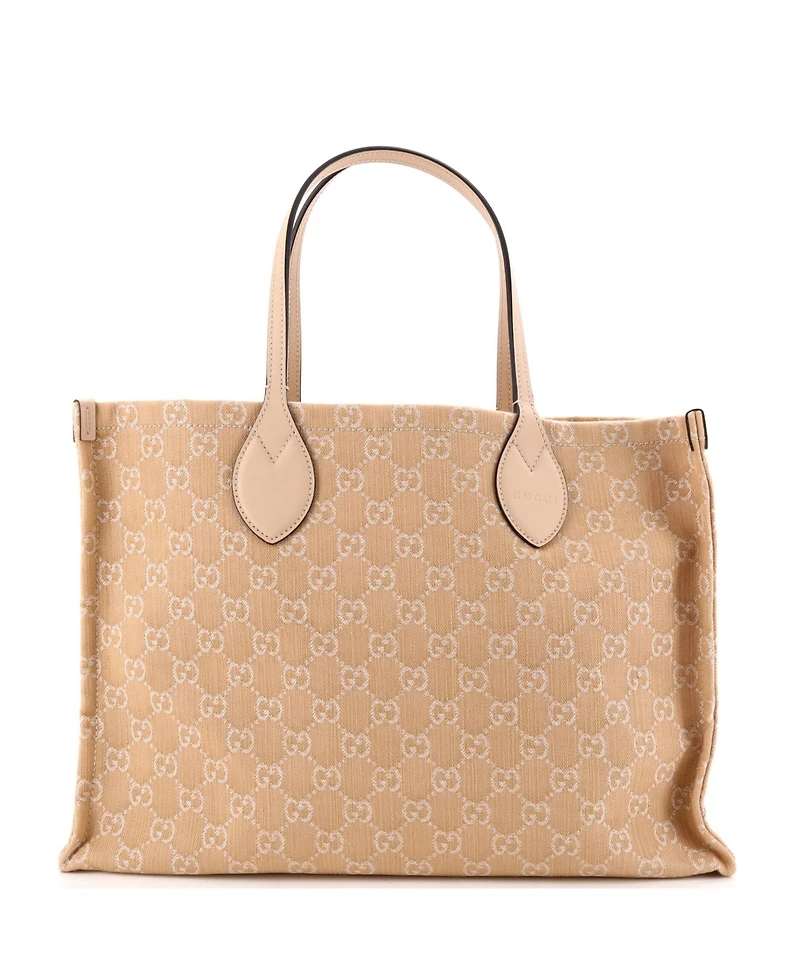 Pre-Owned Gucci Large Ophidia Shopper Tote Gg Denim