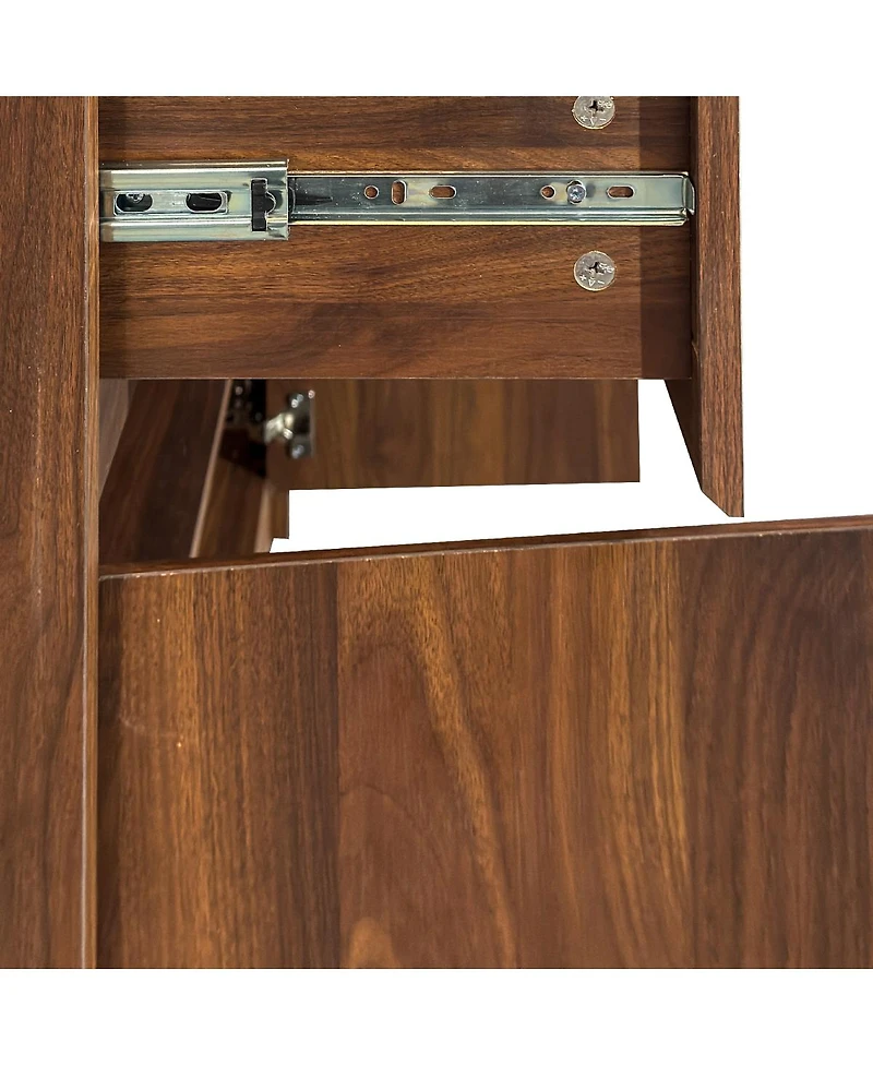 Streamdale Furniture Kitchen Wine Cabinet, Multi-functional Storage Cabinet