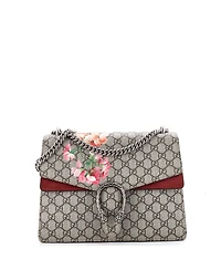 Pre-Owned Gucci Medium Dionysus Bag Blooms Print Gg Coated Canvas