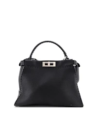 Pre-Owned Fendi Medium Selleria Peekaboo Bag Leather