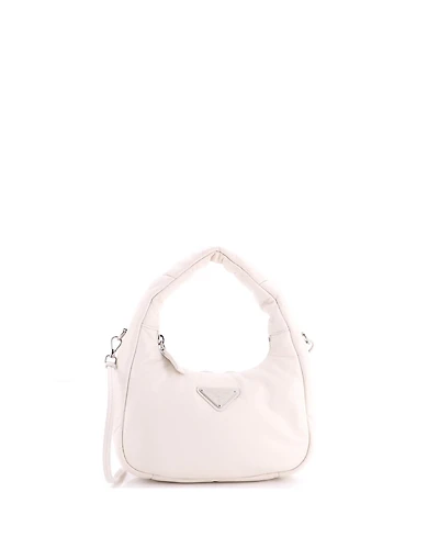 Pre-Owned Prada Mini Padded Hobo Leather