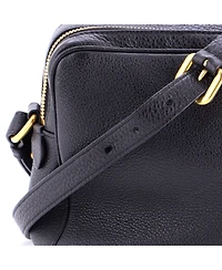 Pre-Owned Prada Medium Double Zip Camera Bag Vitello Phenix