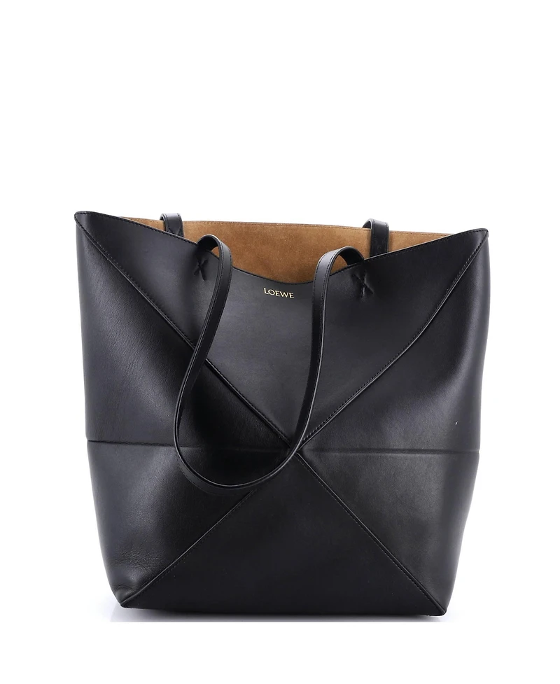 Pre-Owned Loewe Medium Puzzle Fold Tote Leather