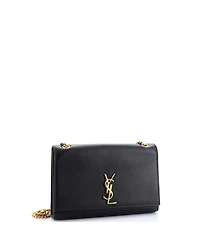 Pre-Owned Saint Laurent Large Classic Monogram Crossbody Bag Grainy Leather