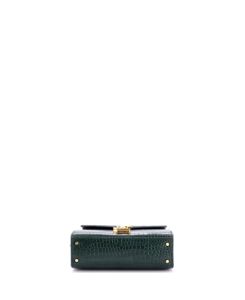 Pre-Owned Saint Laurent Mini Cassandra Top Handle Bag Embossed Leather