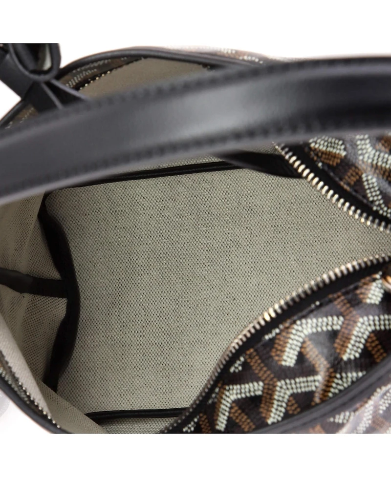 Pre-Owned Goyard Mini Boheme Hobo Coated Canvas