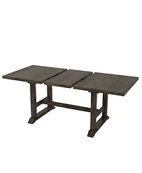 Streamdale Furniture 6-Piece Extendable Dining Table Set with Bench and Chairs