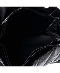 Pre-Owned Balenciaga Crush Chain Flap Bag Quilted Crushed Calfskin