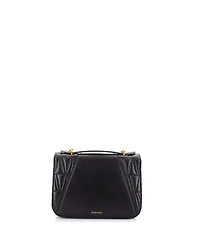 Pre-Owned Versace Small Virtus Flap Shoulder Bag Quilted Leather