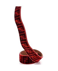 Pre-Owned Fendi Strap You Shoulder Strap Zucca Velvet