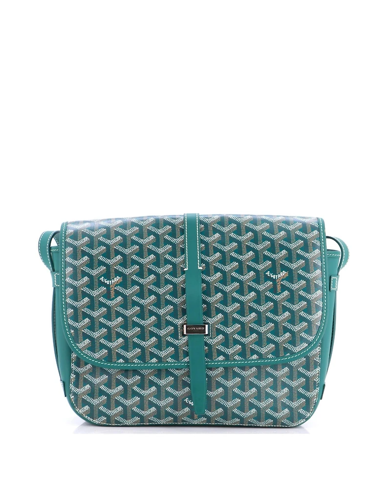 Pre-Owned Goyard Mm Belvedere Ii Messenger Bag Coated Canvas