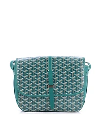 Pre-Owned Goyard Mm Belvedere Ii Messenger Bag Coated Canvas
