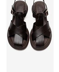 Forever & Always Women's Shoes Guido Leather Sandal