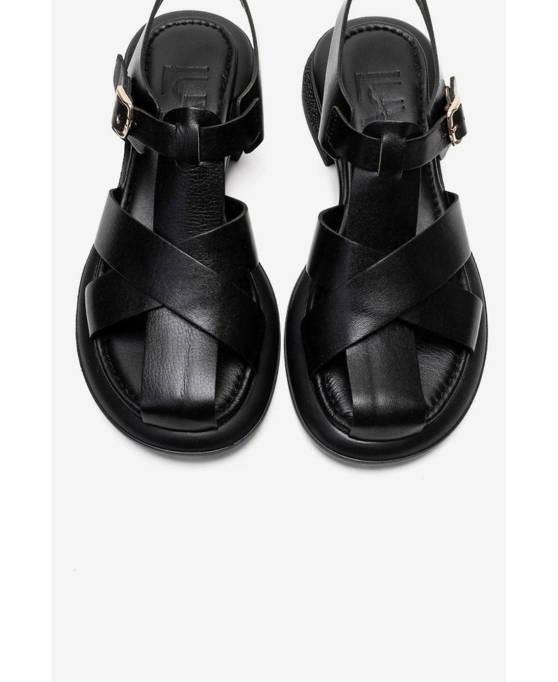 Forever & Always Women's Shoes Guido Leather Sandal